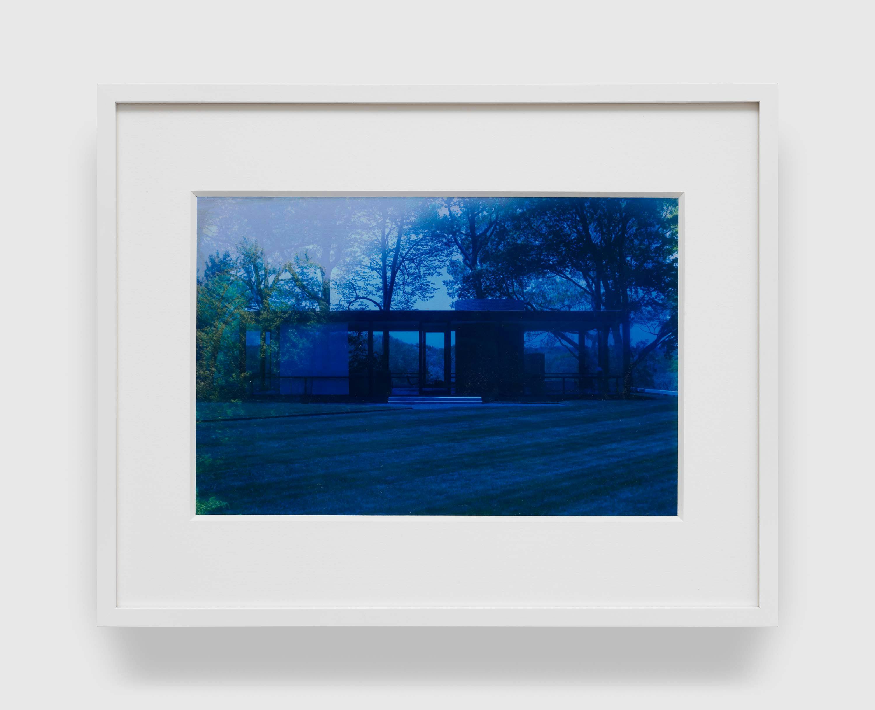 An acrylic on inkjet print by James Welling, titled 6009, dated 2008.
